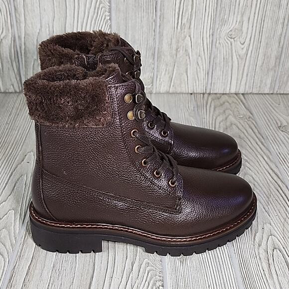 Alberto Torresi Dubron Brown Leather Boots Womens Size 8 NWT - Picture 2 of 14